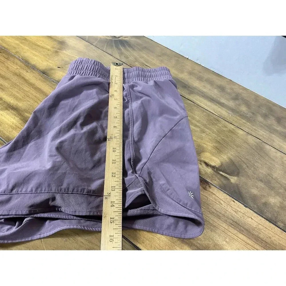 Athleta Mesh Racer Run Short 4” Purple Womens Athletic Shorts 1X - Picture 11 of 11